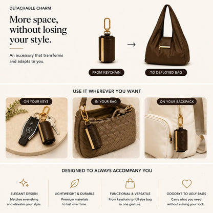 Transformable Bag – Stylish Vegan Leather Tote