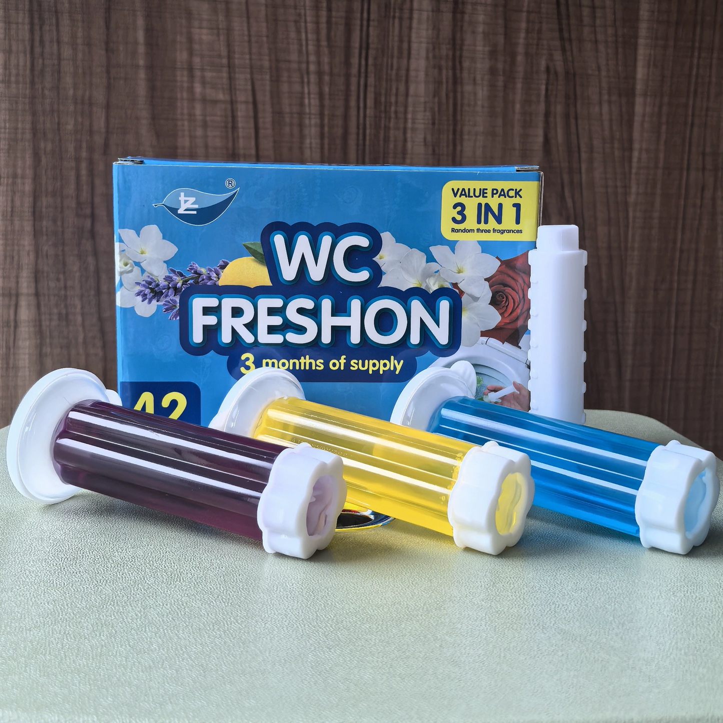 🔥Toilet Gel Stamp Box  Deodorizing Bathroom Freshener