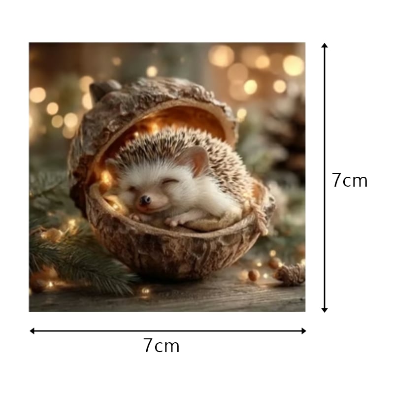 🎁❤️ Forest Animal Acorn Ornaments – Cozy Forest Christmas Ornaments ( 2D )