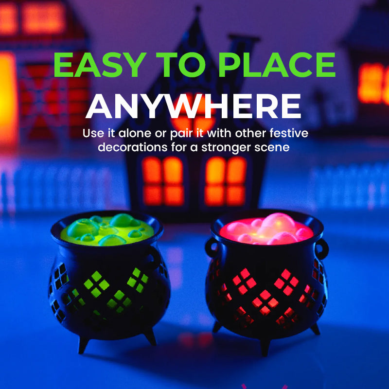 Witch Cauldron Tea Lights 🧙‍♀️ | Glowing Potion Magic ✨🔮
