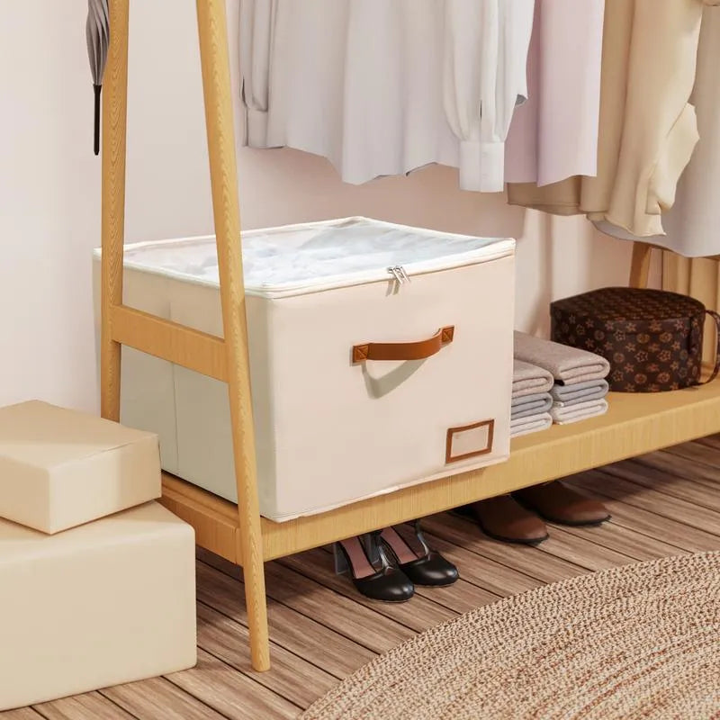 👟Shoe Organizer for Closet, Fabric Shoe Storage Boxes with Clear Cover, Storage, Foldable Space-saving Storage Container Bins🔥