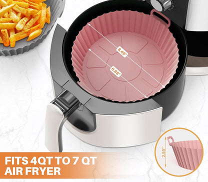Silicone Air Fryer Baking Tray – Non-Stick & Easy to Clean