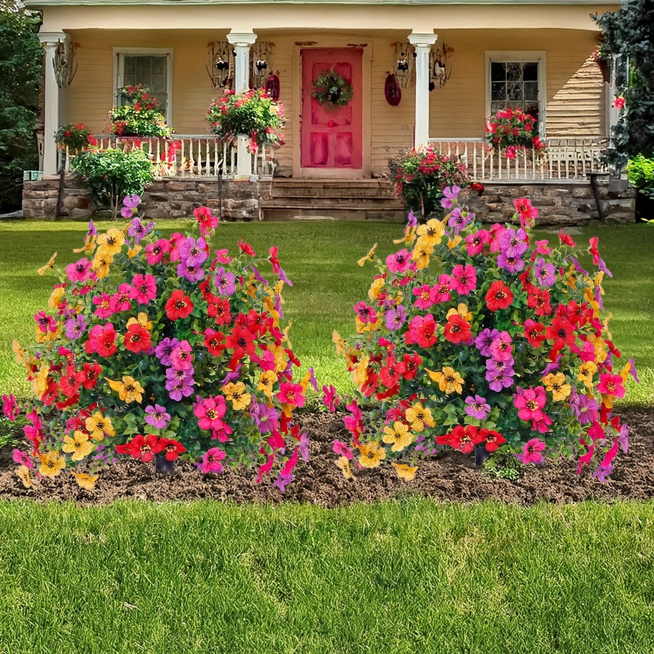 🌱Outdoor/Indoor UV Resistant & Waterproof Artificial Flower Decor