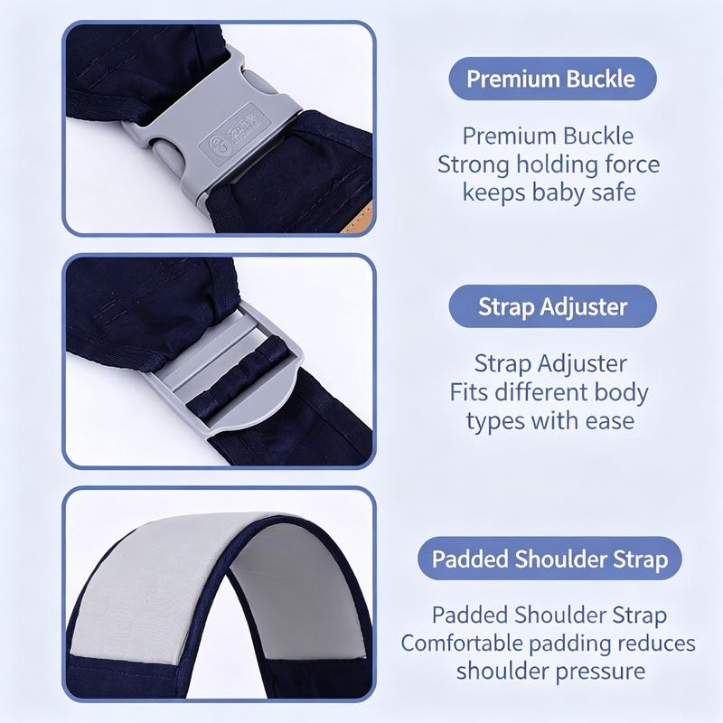 👶Padded Single‑Shoulder Baby Sling | Easy Wear for Grandparents & Parents