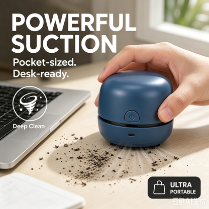 ⏰Portable Mini Desk Vacuum Cleaner