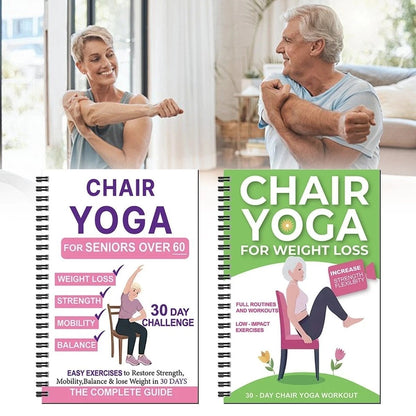 🔥Most Popular in 2026🔥The Complete Guide to Chair Yoga for Seniors Over 60: 40+ Low-Impact Easy Exercises to Restore Strength