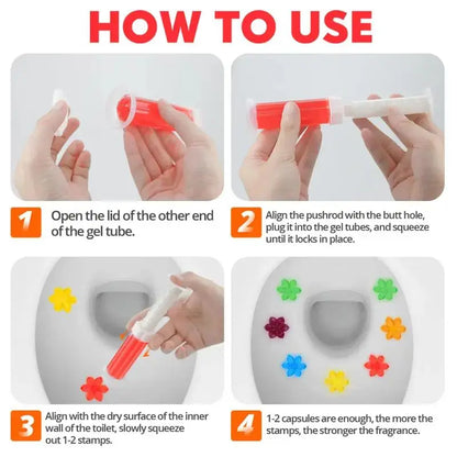 🔥Toilet Gel Stamp Box  Deodorizing Bathroom Freshener
