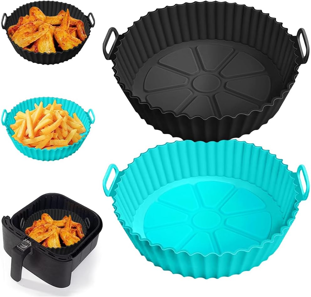 Silicone Air Fryer Baking Tray – Non-Stick & Easy to Clean