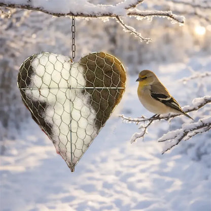 🔥☁ Handmade Cotton Bird Nesting Heart🏡💕 Refillable Design♻️