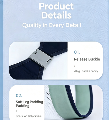 👶Padded Single‑Shoulder Baby Sling | Easy Wear for Grandparents & Parents