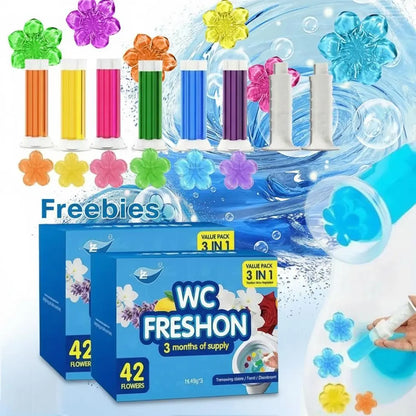 🔥Toilet Gel Stamp Box  Deodorizing Bathroom Freshener