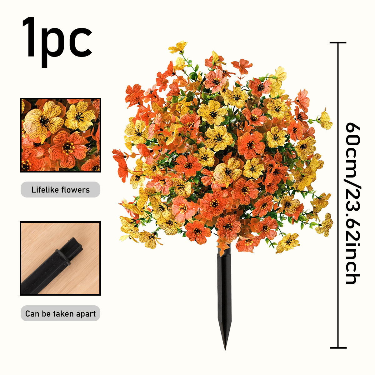 🌱Outdoor/Indoor UV Resistant & Waterproof Artificial Flower Decor