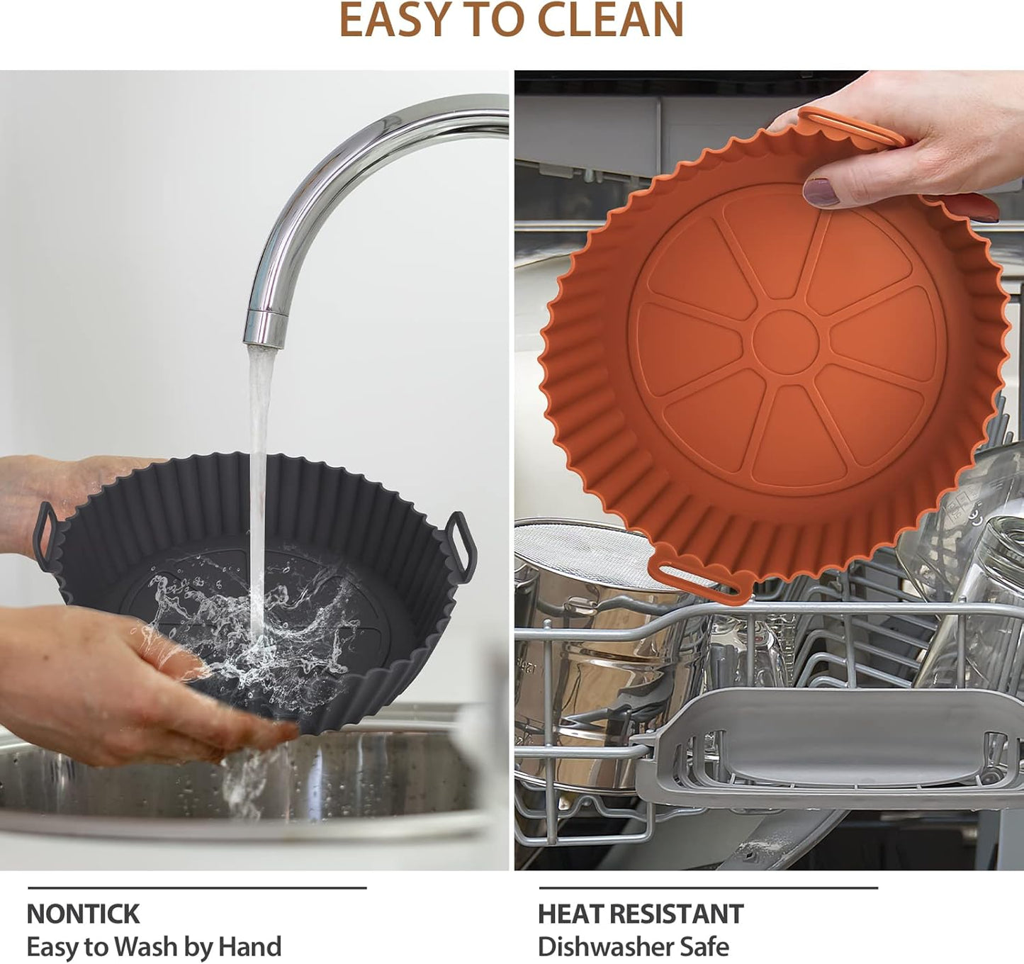 Silicone Air Fryer Baking Tray – Non-Stick & Easy to Clean