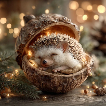 🎁❤️ Forest Animal Acorn Ornaments – Cozy Forest Christmas Ornaments ( 2D )