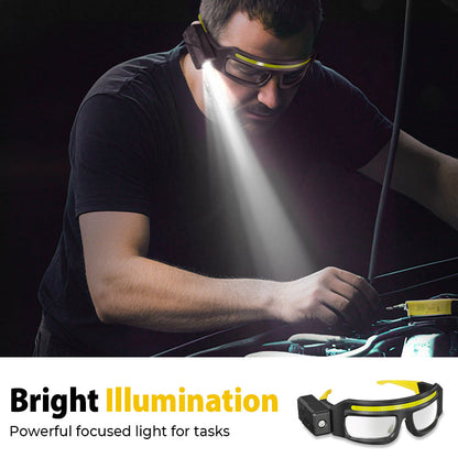 🔥Hands-Free LED Work Light Glasses--The best gift for him