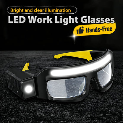 🔥Hands-Free LED Work Light Glasses--The best gift for him