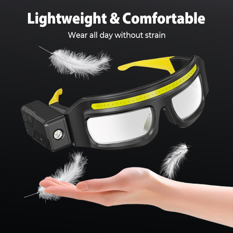 🔥Hands-Free LED Work Light Glasses--The best gift for him