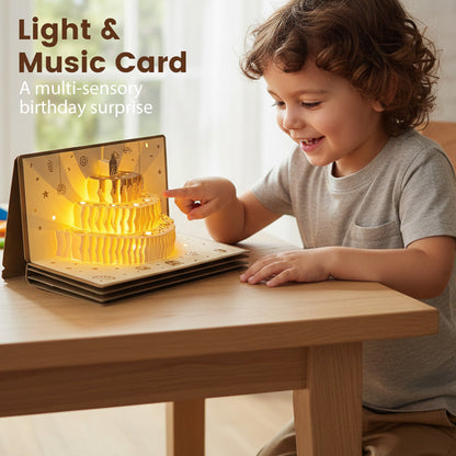 🎂🎂3D Pop-Up Musical Birthday Card with Money Holder