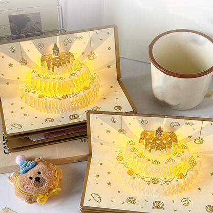 🎂🎂3D Pop-Up Musical Birthday Card with Money Holder