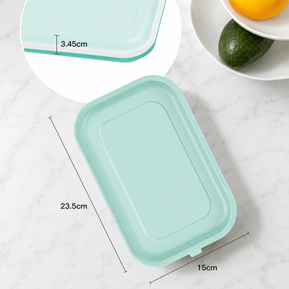 🍱✨ Portable Food Grade Silicone Lunch Box ! BPA-free, leak-proof, foldable – perfect for work, travel & picnics. 🔥💪