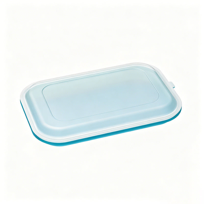 🍱✨ Portable Food Grade Silicone Lunch Box ! BPA-free, leak-proof, foldable – perfect for work, travel & picnics. 🔥💪