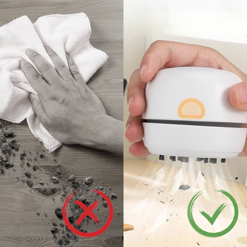 ⏰Portable Mini Desk Vacuum Cleaner