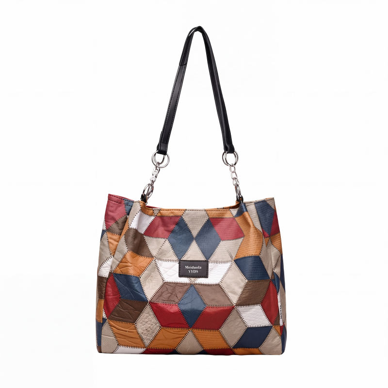 🎅Christmas HOT SALE👜 Women's Geometric Tote Bag – Large Capacity Stylish Handbag For Everyday Elegance👜