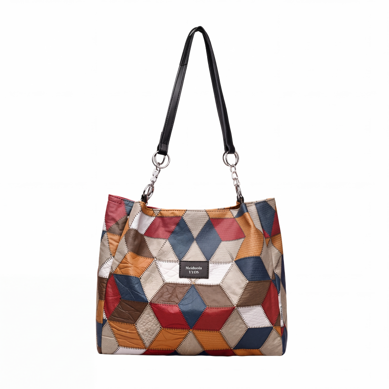 🎅Christmas HOT SALE👜 Women's Geometric Tote Bag – Large Capacity Stylish Handbag For Everyday Elegance👜